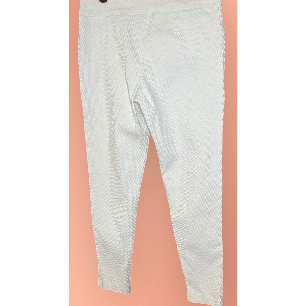Versona White Honeycomb Pants Size 8